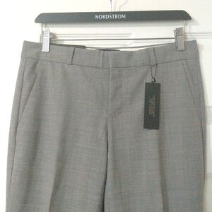 Banana Republic Logan Women' mid rise lightweight wool, Gray dress pants size 4